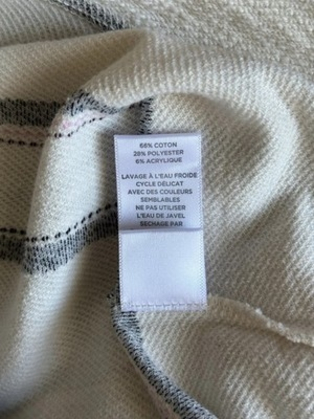 Lilla P Split Neck Knee Length Dress Raglan Sleeve Textured Size M NWT - Picture 5 of 6